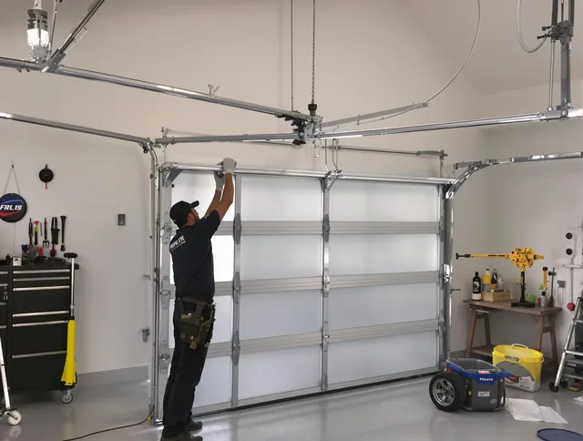 North Port Garage Door Repair certified team performing precision garage door installation in North Port