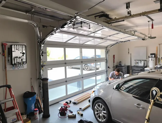 Garage door noise reduction service by North Port Garage Door Repair in North Port