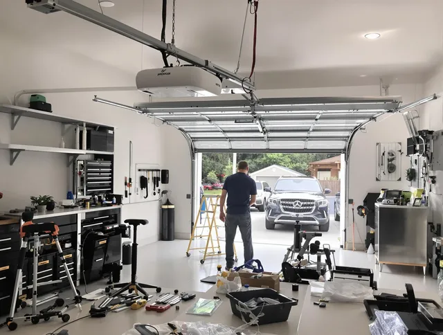 Garage door opener installation by North Port Garage Door Repair in North Port