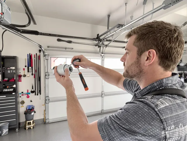 Garage door opener repair service by North Port Garage Door Repair in North Port