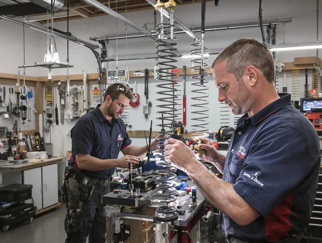 Garage door spring repair service by North Port Garage Door Repair in North Port